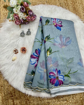 Desginer Sarees With Handwork (Budget Wear)