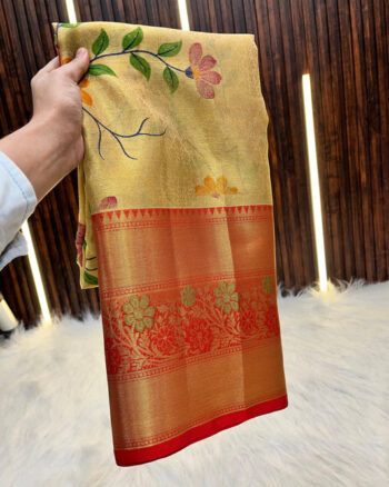Banarasi Budget Flower Saree