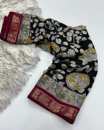 Kalamkari Magalkari viscous silk saree budget