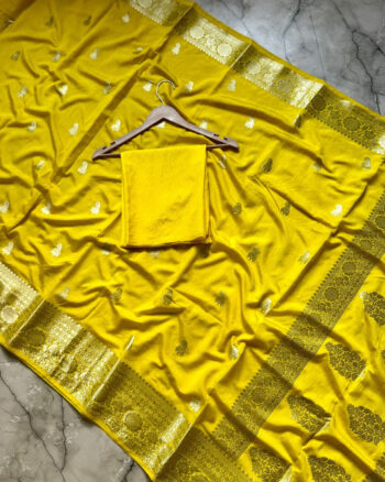 Banarasi Budget Semi Georgette Sarees