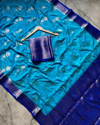 Semi Katan Silk Budget Saree